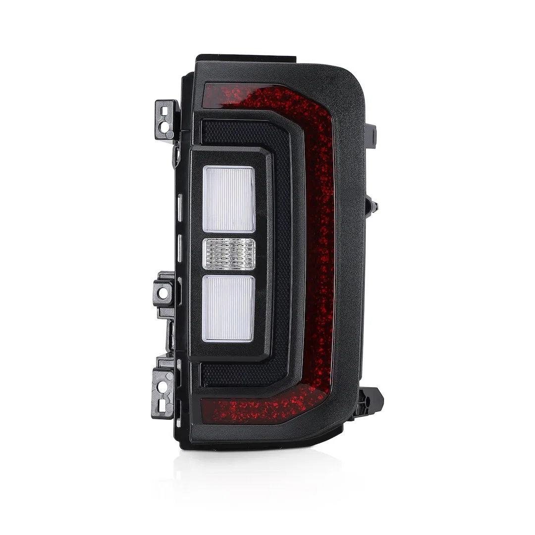 CTATT0781-L4-SQ – WINJET Tail Light Assembly, Red/ Smoke Lens Black Housing LED Red Parking/ Brake/ Sequential Turn S...
